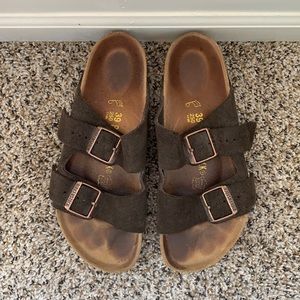 Birkenstock Arizona Brown Suede